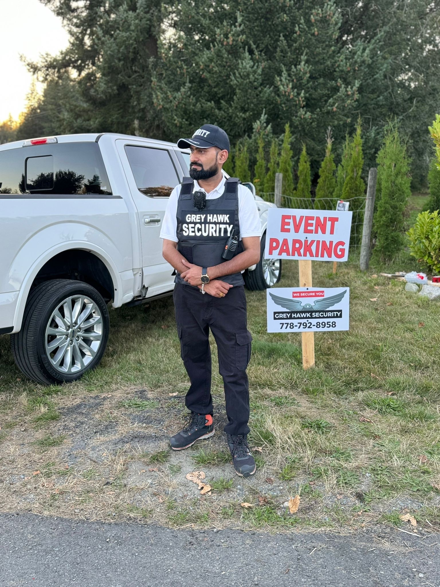 Grey Hawk Security parking patrol